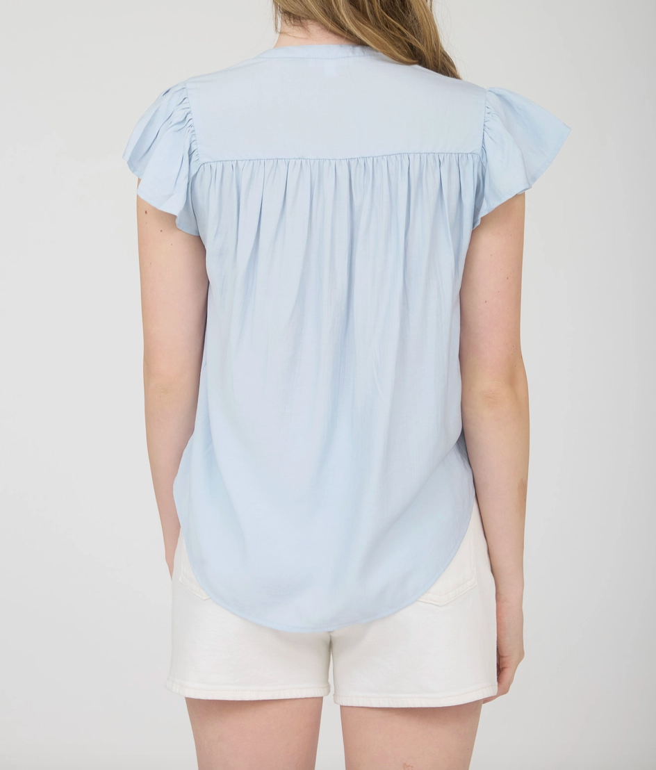 1928 Ruffle Sleeve Blouse