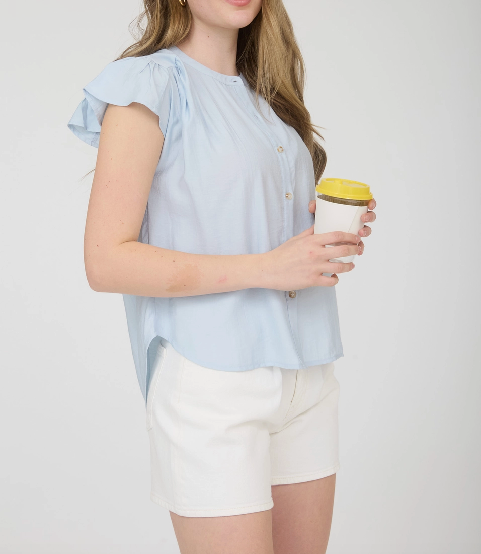 1928 Ruffle Sleeve Blouse