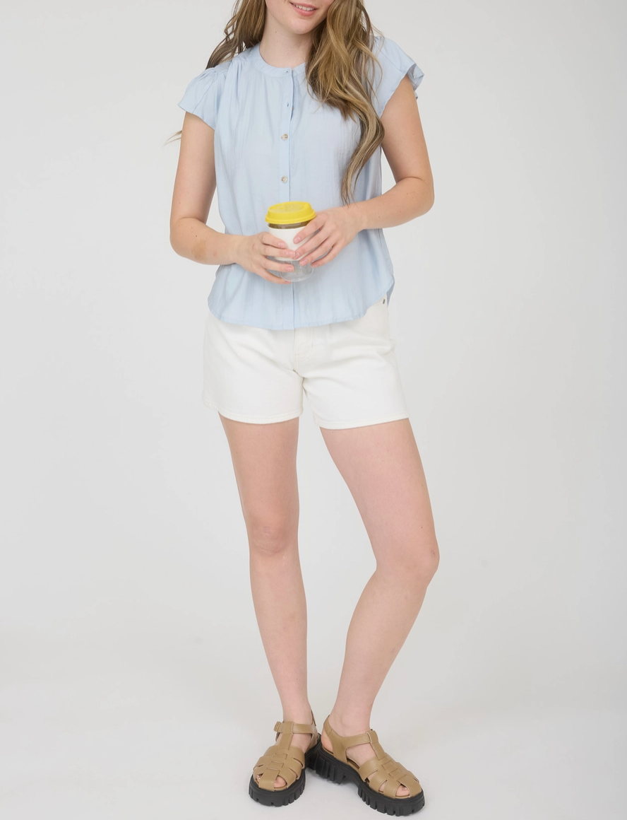 1928 Ruffle Sleeve Blouse