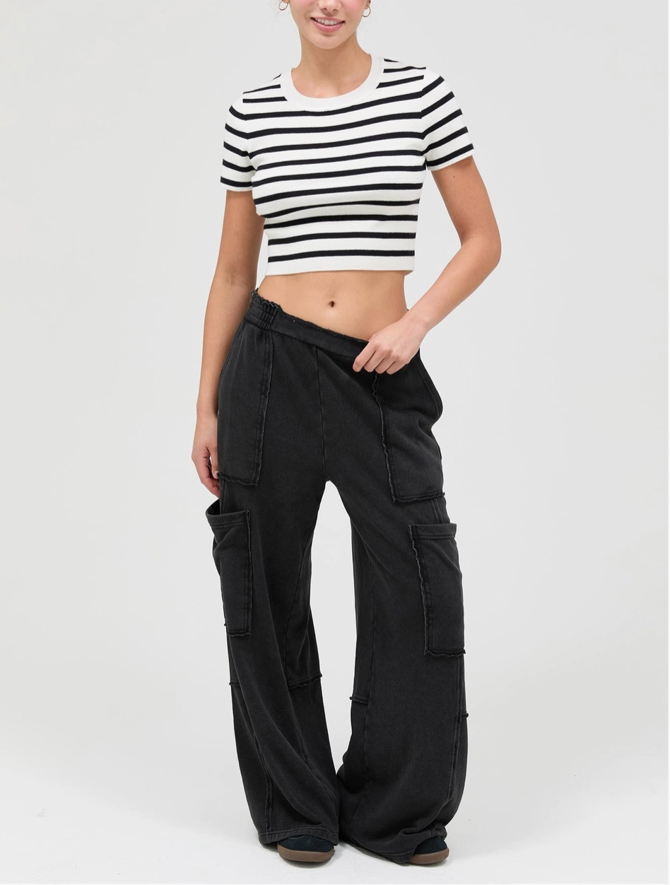 1924 Wide Leg Cargo Pants