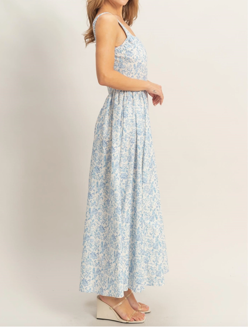 1926 Floral Midi Dress
