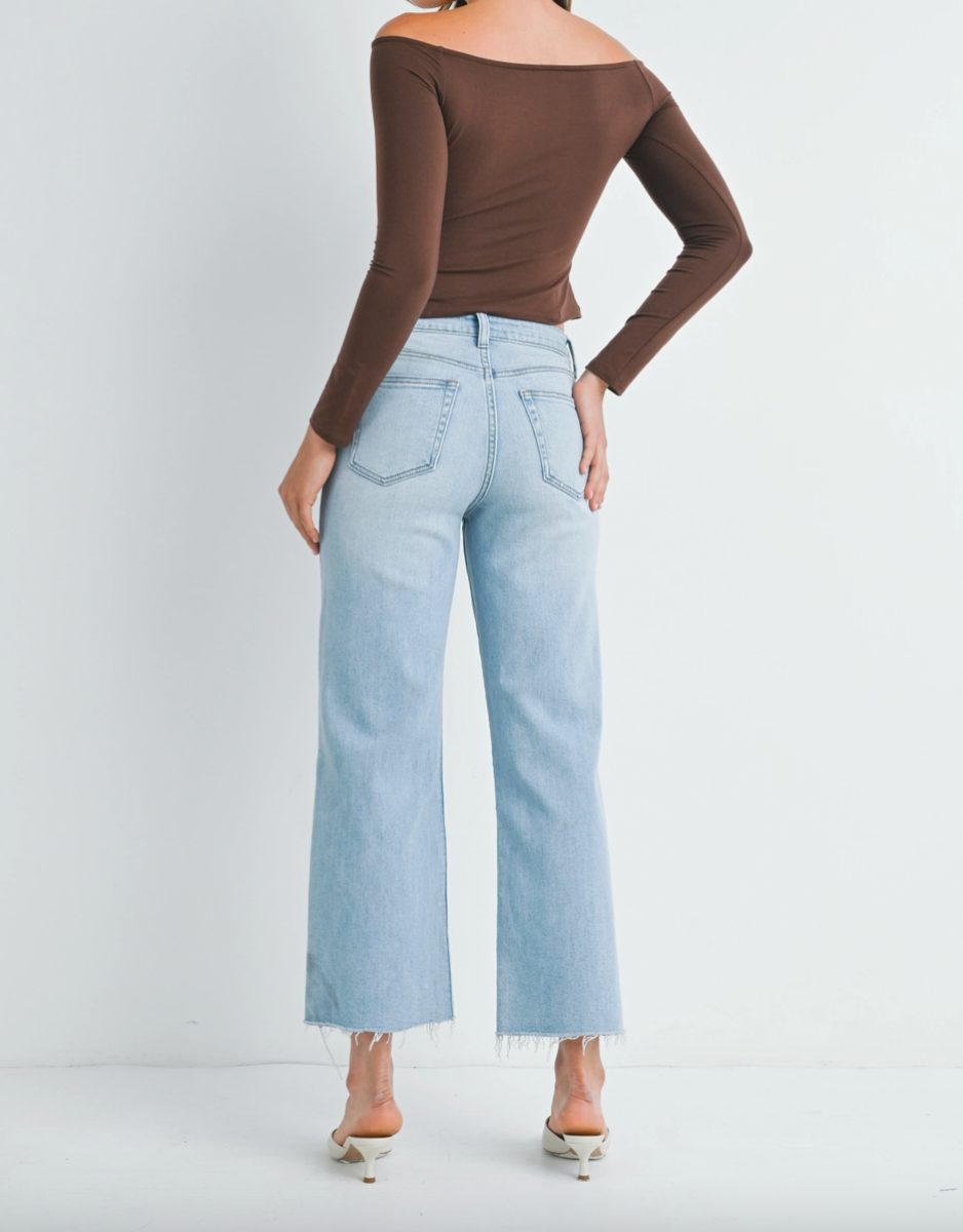 1938 Slim Wide Leg Jeans
