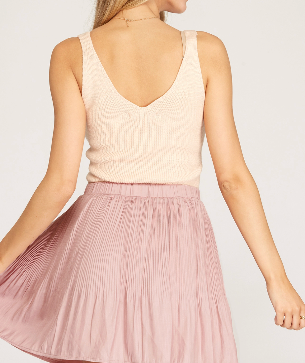 1967 Pleated Mini Skirt