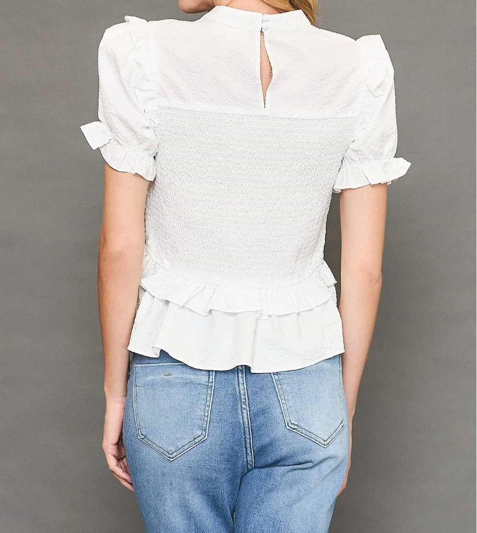 2084 Smocked Blouse