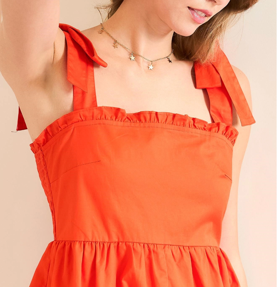 2086 Eyelet Sleeveless Romper
