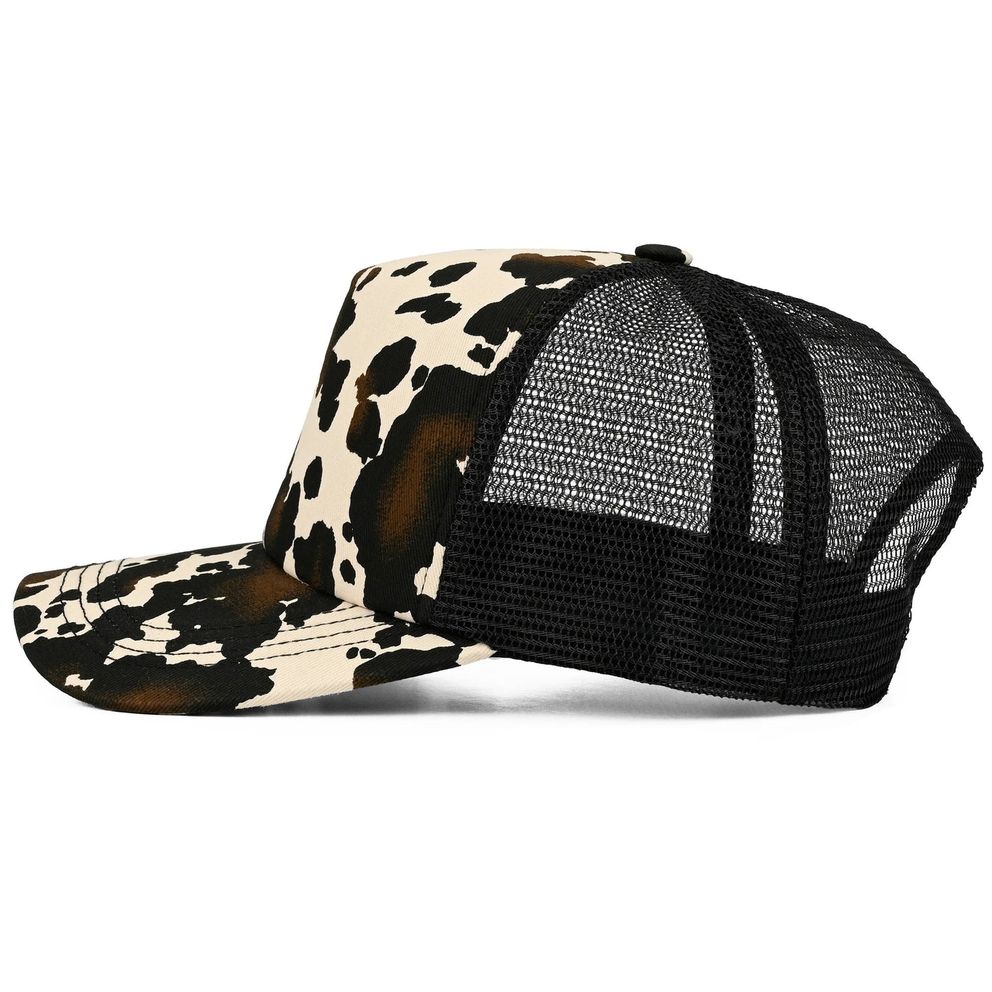 2038 Cow Pattern Trucker Hat