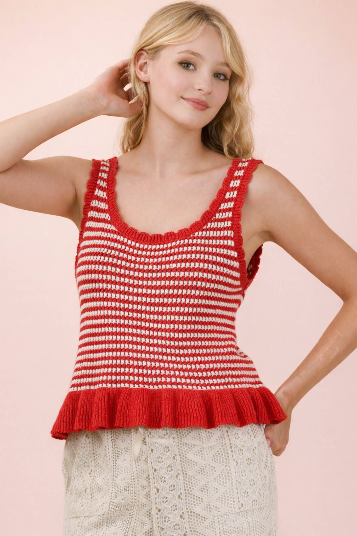 2074 Stripe Sweater Top