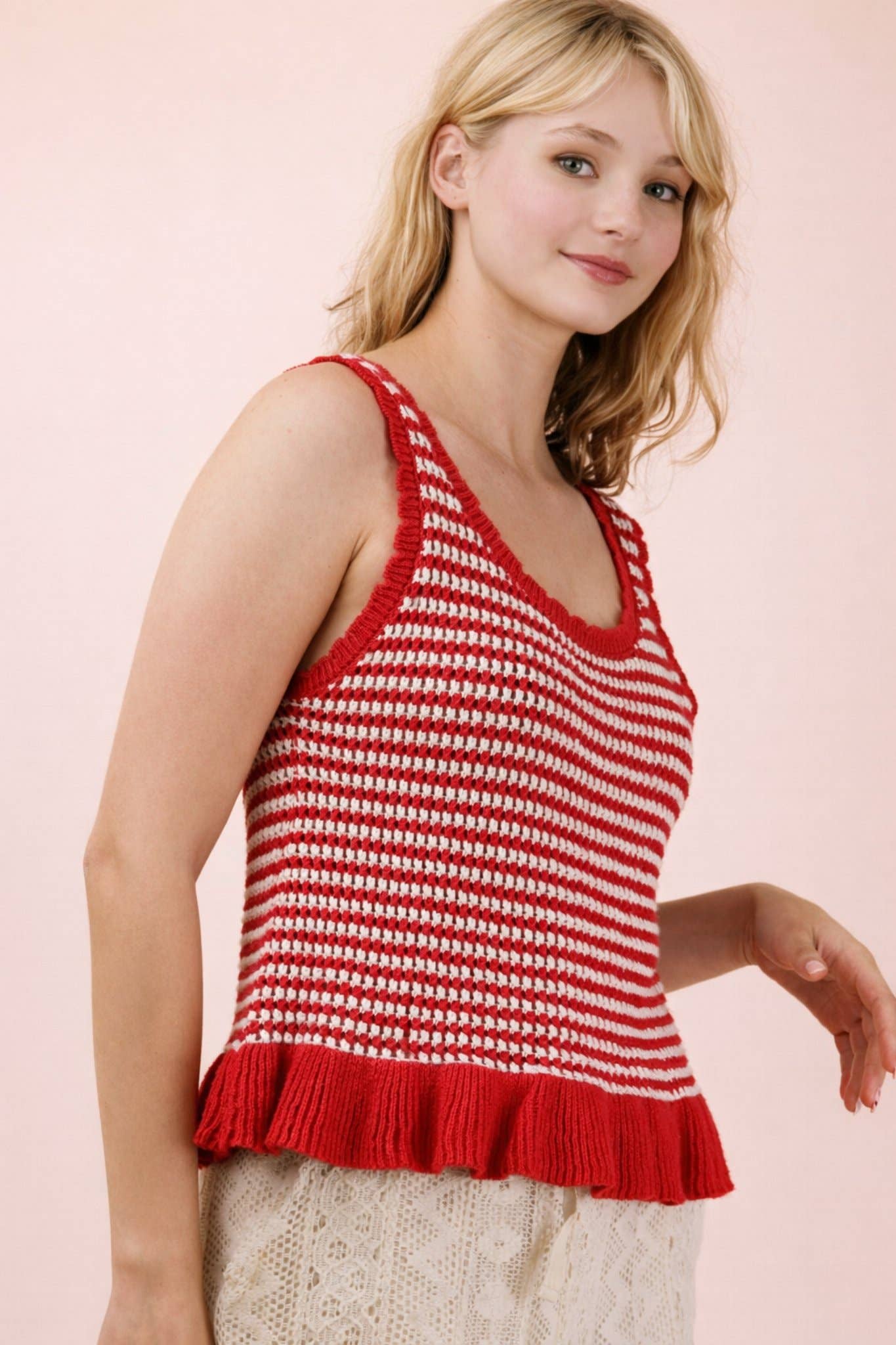 2074 Stripe Sweater Top