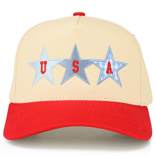 2030 Star USA Letter with Stars Trucker Hat